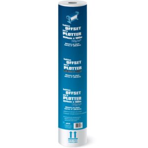 Bobina para plotter, 914mmx100m, 75g offset (2″ diam.inter.), Spiral – PT 1 BB